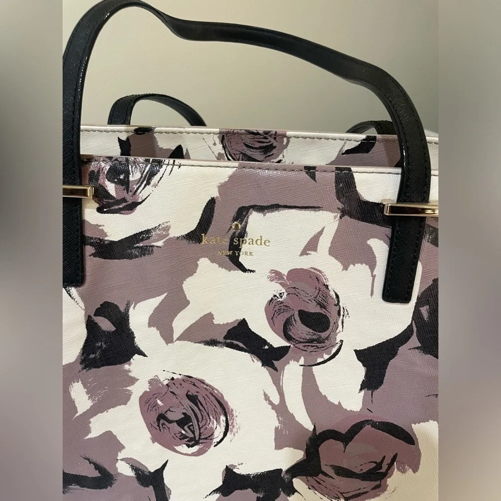💕 Kate Spade Floral Design Tote EUC ❤️ 👜